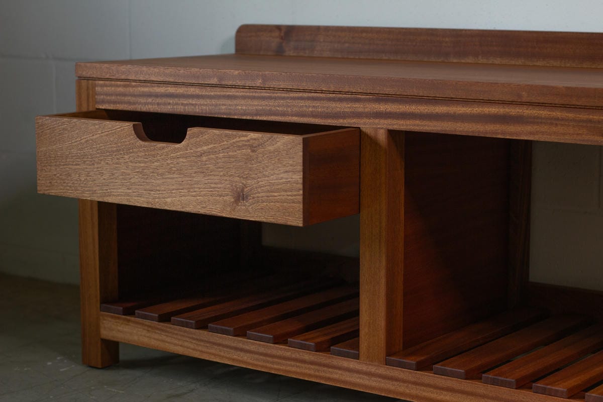 Sapele Entry Bench