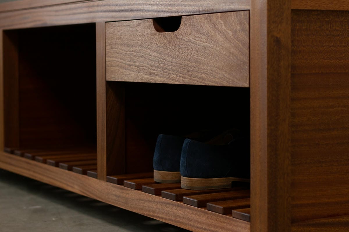 Sapele Entry Bench