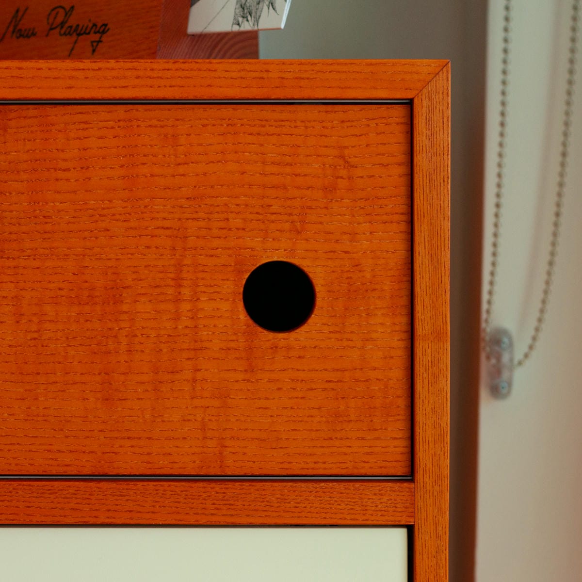 Creamsicle Record Cabinet
