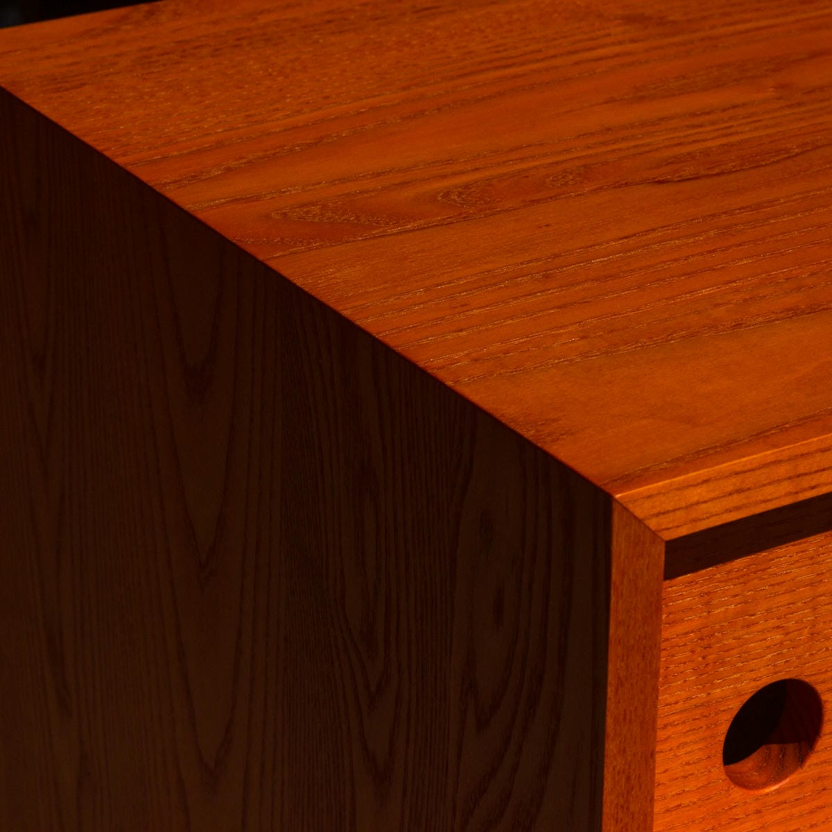 Creamsicle Record Cabinet